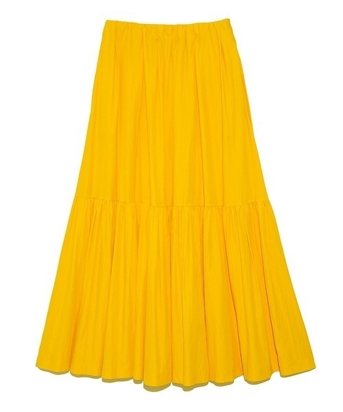 emmi（エミ）の「【emmi atelier】ボリュームティアードスカ-ト（スカート・レディース・ホワイト/オレンジ/ミント・1/0）」の16枚目の写真