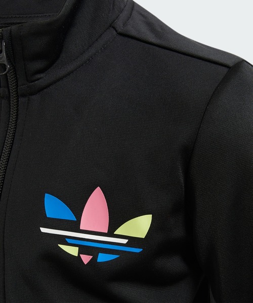 adidas（アディダス）の「トラックスーツ [TRACKSUIT] アディダスオリジナルス (キッズ／子供用)（ジャージ・キッズ・ブラック/レッド・100/110/120/130）」の6枚目の写真