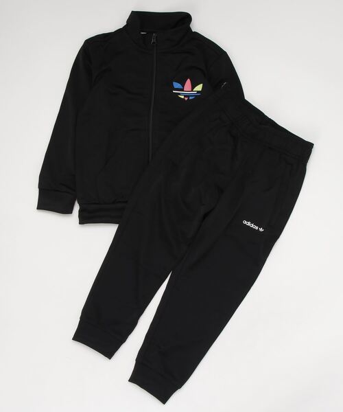 adidas（アディダス）の「トラックスーツ [TRACKSUIT] アディダスオリジナルス (キッズ／子供用)（ジャージ・キッズ・ブラック/レッド・100/110/120/130）」の5枚目の写真