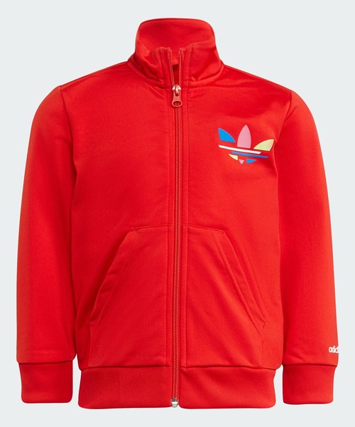 adidas（アディダス）の「トラックスーツ [TRACKSUIT] アディダスオリジナルス (キッズ／子供用)（ジャージ・キッズ・ブラック/レッド・100/110/120/130）」の8枚目の写真