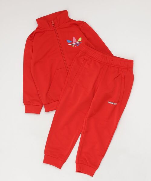 adidas（アディダス）の「トラックスーツ [TRACKSUIT] アディダスオリジナルス (キッズ／子供用)（ジャージ・キッズ・ブラック/レッド・100/110/120/130）」の9枚目の写真