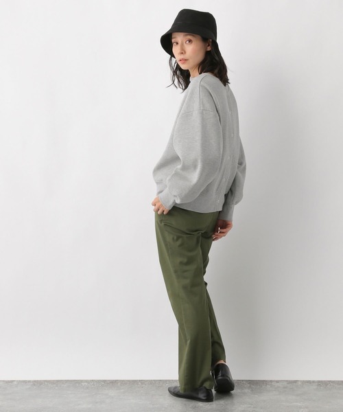 LEPSIM(レプシィム)の「【前後で着られる】2WAYカーデプルオーバー 262387(カーディガン/ボレロ・レディース・ライトグレー/ブラック/ブラウン・FREE)」の7枚目の写真