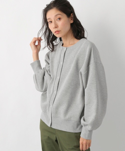 LEPSIM(レプシィム)の「【前後で着られる】2WAYカーデプルオーバー 262387(カーディガン/ボレロ・レディース・ライトグレー/ブラック/ブラウン・FREE)」の8枚目の写真