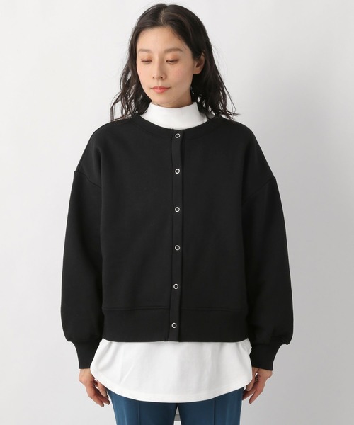 LEPSIM(レプシィム)の「【前後で着られる】2WAYカーデプルオーバー 262387(カーディガン/ボレロ・レディース・ライトグレー/ブラック/ブラウン・FREE)」の10枚目の写真