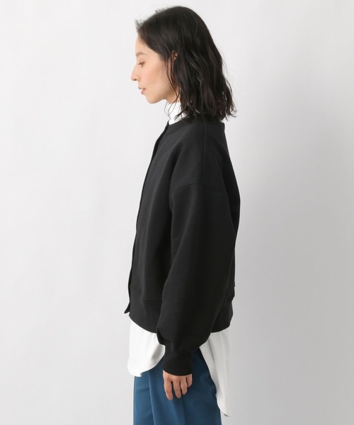 LEPSIM(レプシィム)の「【前後で着られる】2WAYカーデプルオーバー 262387(カーディガン/ボレロ・レディース・ライトグレー/ブラック/ブラウン・FREE)」の11枚目の写真