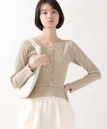 3.3Field Trip／キャミSET RIBカーディガン  2261505