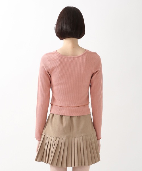 ALAND（エーランド）の「3.3Field Trip／キャミSET RIBカーディガン  2261505（カーディガン/ボレロ・レディース・ブラック/ベージュ/ピンク・FREE）」の18枚目の写真