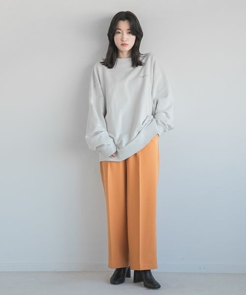 LOWRYS FARM(ローリーズファーム)の「ハイウエストカラーストレートパンツ 265142(その他パンツ・レディース・アイボリー/ピンク/オレンジ/レッド/ブラック/ブルー・MEDIUM/LARGE)」の12枚目の写真