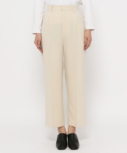 LOWRYS FARM(ローリーズファーム)の「ハイウエストカラーストレートパンツ 265142(その他パンツ・レディース・アイボリー/ピンク/オレンジ/レッド/ブラック/ブルー・MEDIUM/LARGE)」の7枚目の写真