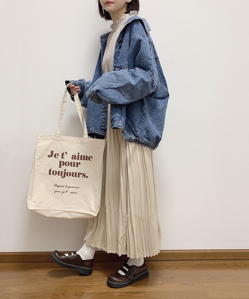 Cham.（チャム）の「オーバーサイズデニムジャケット（デニムジャケット・レディース・ブルー・F）」の10枚目の写真