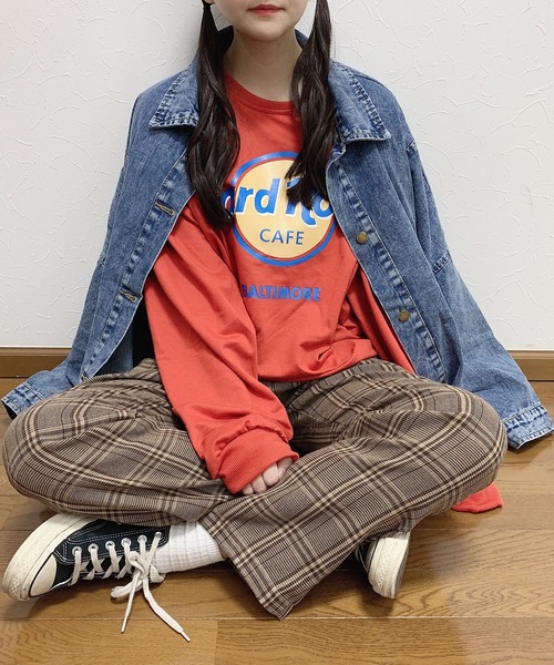 Cham.（チャム）の「オーバーサイズデニムジャケット（デニムジャケット・レディース・ブルー・F）」の8枚目の写真