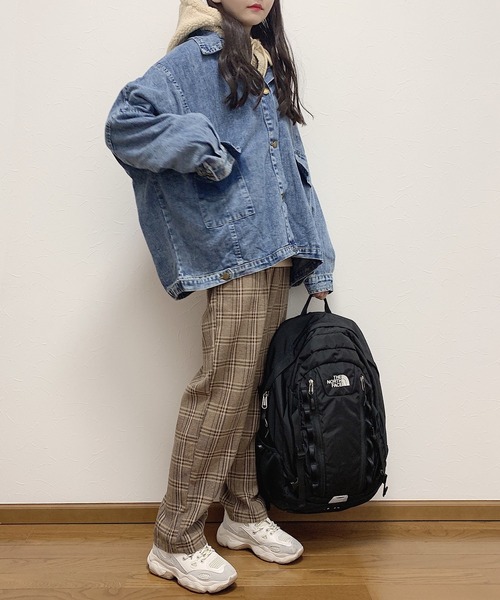 Cham.（チャム）の「オーバーサイズデニムジャケット（デニムジャケット・レディース・ブルー・F）」の6枚目の写真