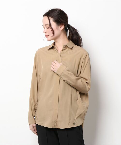 enchainement（アンシェヌマン）の「Shirts（シャツ/ブラウス・レディース・ベージュ/ライトグリーン・フリー）」の13枚目の写真