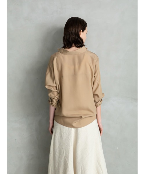 enchainement（アンシェヌマン）の「Shirts（シャツ/ブラウス・レディース・ベージュ/ライトグリーン・フリー）」の16枚目の写真