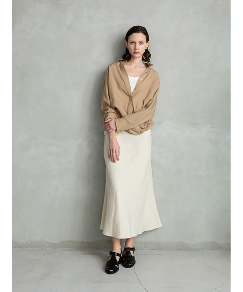 enchainement（アンシェヌマン）の「Shirts（シャツ/ブラウス・レディース・ベージュ/ライトグリーン・フリー）」の20枚目の写真