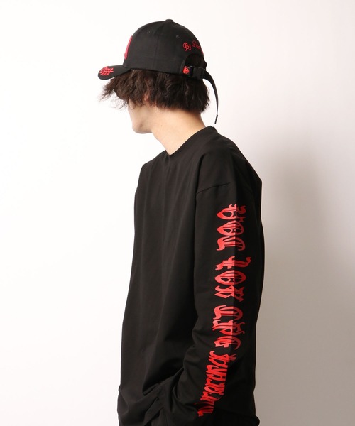 ByTheR（バイザアール）の「BYTHER 韓国ブランド 月桂樹刺繍キャップ（キャップ・メンズ・ブラック・FREE）」の6枚目の写真