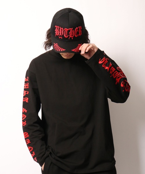 ByTheR（バイザアール）の「BYTHER 韓国ブランド 月桂樹刺繍キャップ（キャップ・メンズ・ブラック・FREE）」の11枚目の写真