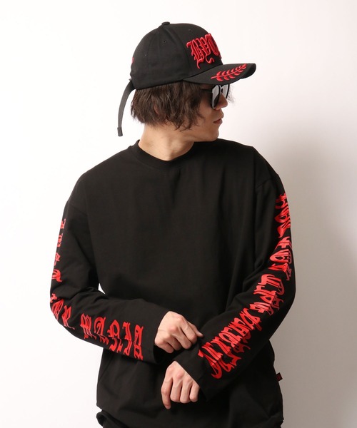 ByTheR（バイザアール）の「BYTHER 韓国ブランド 月桂樹刺繍キャップ（キャップ・メンズ・ブラック・FREE）」の14枚目の写真