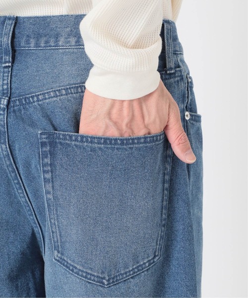 EDIFICE（エディフィス）の「オーバルフィット デニムパンツ（デニムパンツ・メンズ・ホワイト/ネイビー・SMALL/MEDIUM/LARGE）」の5枚目の写真