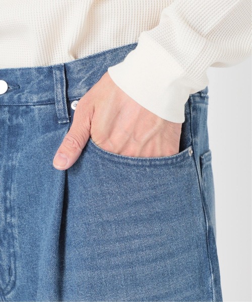 EDIFICE（エディフィス）の「オーバルフィット デニムパンツ（デニムパンツ・メンズ・ホワイト/ネイビー・SMALL/MEDIUM/LARGE）」の17枚目の写真