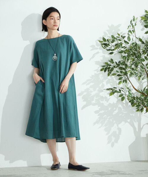 ONIGIRI（オニギリ）の「アッパッパ 半袖ワンピース（ドレス