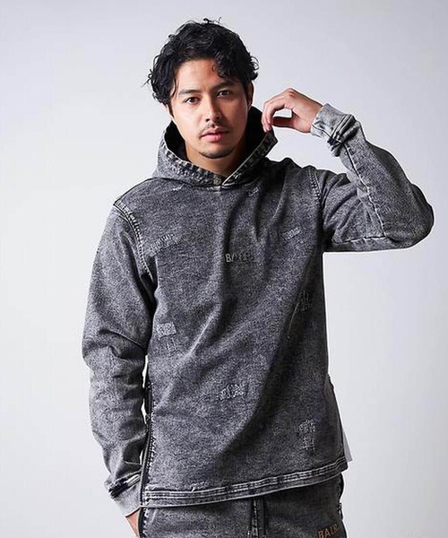 BALR.（ボーラー）の「BALR./ボーラー/Q-SERIES STRAIGHT CLASSIC HOODIE/フーディー/日本限定 /正規商品（パーカー・メンズ・グレー/ブルー・SMALL/MEDIUM/X-SMALL/LARGE）」の21枚目の写真
