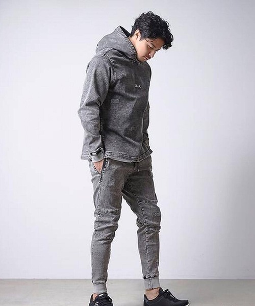 BALR.（ボーラー）の「BALR./ボーラー/Q-SERIES STRAIGHT CLASSIC HOODIE/フーディー/日本限定 /正規商品（パーカー・メンズ・グレー/ブルー・SMALL/MEDIUM/X-SMALL/LARGE）」の19枚目の写真