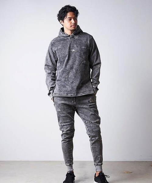 BALR.（ボーラー）の「BALR./ボーラー/Q-SERIES STRAIGHT CLASSIC HOODIE/フーディー/日本限定 /正規商品（パーカー・メンズ・グレー/ブルー・SMALL/MEDIUM/X-SMALL/LARGE）」の7枚目の写真