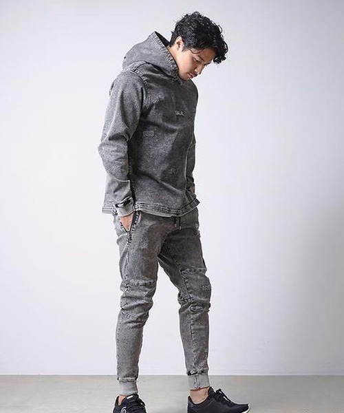 BALR.（ボーラー）の「BALR./ボーラー/Q-SERIES STRAIGHT CLASSIC HOODIE/フーディー/日本限定 /正規商品（パーカー・メンズ・グレー/ブルー・SMALL/MEDIUM/X-SMALL/LARGE）」の8枚目の写真