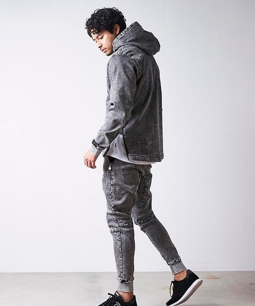 BALR.（ボーラー）の「BALR./ボーラー/Q-SERIES STRAIGHT CLASSIC HOODIE/フーディー/日本限定 /正規商品（パーカー・メンズ・グレー/ブルー・SMALL/MEDIUM/X-SMALL/LARGE）」の9枚目の写真