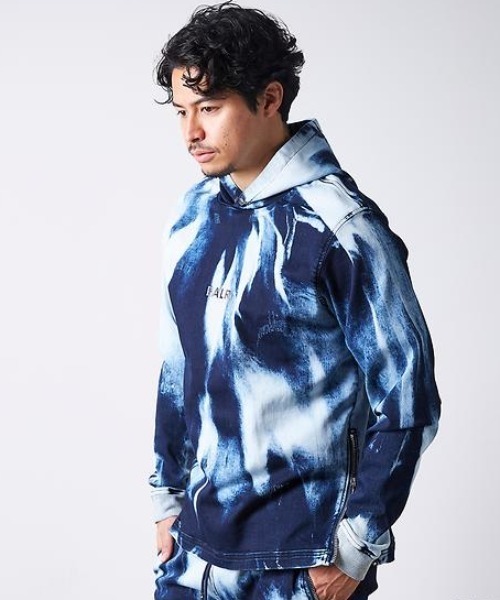 BALR.（ボーラー）の「BALR./ボーラー/Q-SERIES STRAIGHT CLASSIC HOODIE/フーディー/日本限定 /正規商品（パーカー・メンズ・グレー/ブルー・SMALL/MEDIUM/X-SMALL/LARGE）」の16枚目の写真