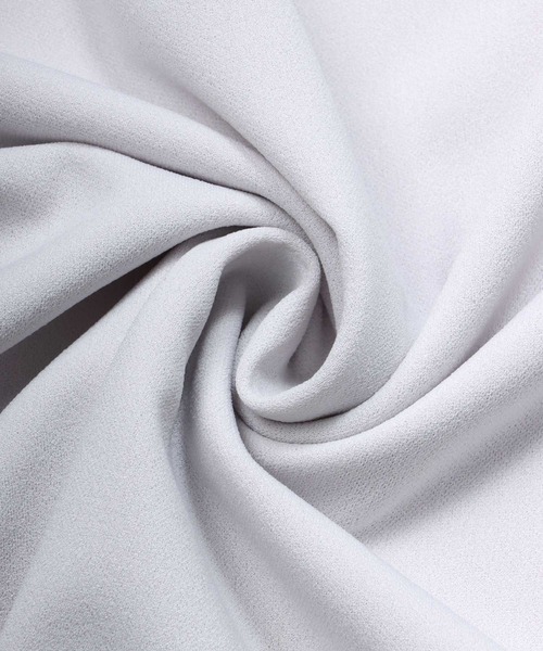 SITRY（シトリー）の「Cut georgette Big silhouette mock neck pullover/カット ジョーゼット ビッグシルエット モックネック プルオーバー（Tシャツ/カットソー・メンズ・ブラック/ネイビー/グレー/オフホワイト/グレイッシュベージュ/グレイッシュブルー/ブラウン/チャコールグレー・M/L/XL）」の12枚目の写真