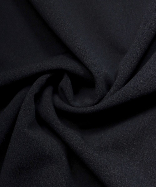 SITRY（シトリー）の「Cut georgette Big silhouette mock neck pullover/カット ジョーゼット ビッグシルエット モックネック プルオーバー（Tシャツ/カットソー・メンズ・ブラック/ネイビー/グレー/オフホワイト/グレイッシュベージュ/グレイッシュブルー/ブラウン/チャコールグレー・M/L/XL）」の13枚目の写真