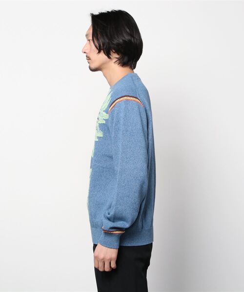 Paul Smith(ポールスミス)の「"Sunflower" クルーネック ニット / 123407 143X(ニット/セーター・メンズ・イエロー/ブルー・MEDIUM/LARGE)」の6枚目の写真