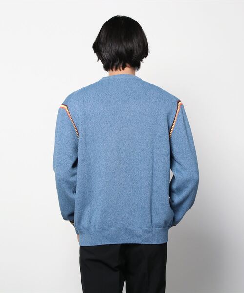 Paul Smith(ポールスミス)の「"Sunflower" クルーネック ニット / 123407 143X(ニット/セーター・メンズ・イエロー/ブルー・MEDIUM/LARGE)」の7枚目の写真