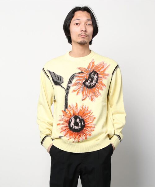 Paul Smith(ポールスミス)の「"Sunflower" クルーネック ニット / 123407 143X(ニット/セーター・メンズ・イエロー/ブルー・MEDIUM/LARGE)」の10枚目の写真