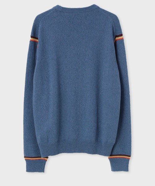 Paul Smith(ポールスミス)の「"Sunflower" クルーネック ニット / 123407 143X(ニット/セーター・メンズ・イエロー/ブルー・MEDIUM/LARGE)」の4枚目の写真