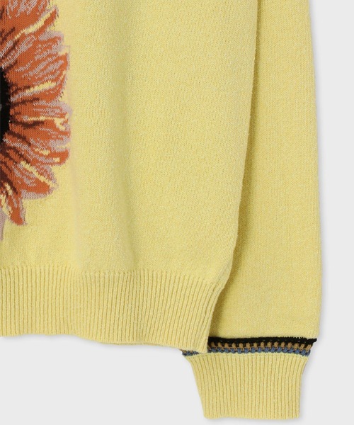 Paul Smith(ポールスミス)の「"Sunflower" クルーネック ニット / 123407 143X(ニット/セーター・メンズ・イエロー/ブルー・MEDIUM/LARGE)」の8枚目の写真
