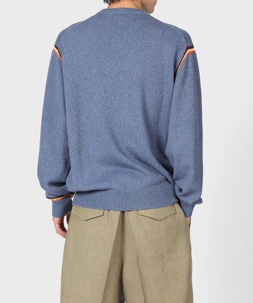 Paul Smith(ポールスミス)の「"Sunflower" クルーネック ニット / 123407 143X(ニット/セーター・メンズ・イエロー/ブルー・MEDIUM/LARGE)」の12枚目の写真