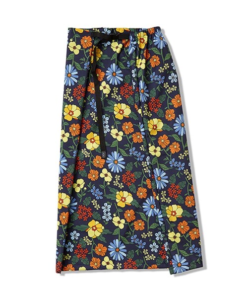 KiU(キウ)の「Kiu/キウ WP LONGYI SKIRT(スカート・レディース・ブラック/カモフラージュ/その他15・ONE SIZE/フリ-)」の4枚目の写真