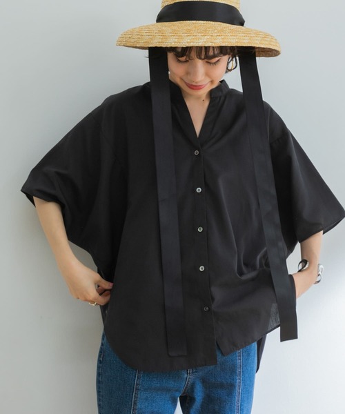 URBAN RESEARCH - 極美品アーバンリサーチUR TECHリネンブレンドドルマンシャツ 接触冷感 F URBAN RESEARCH（アーバンリサーチ）の「『UR TECH Smart Linen
