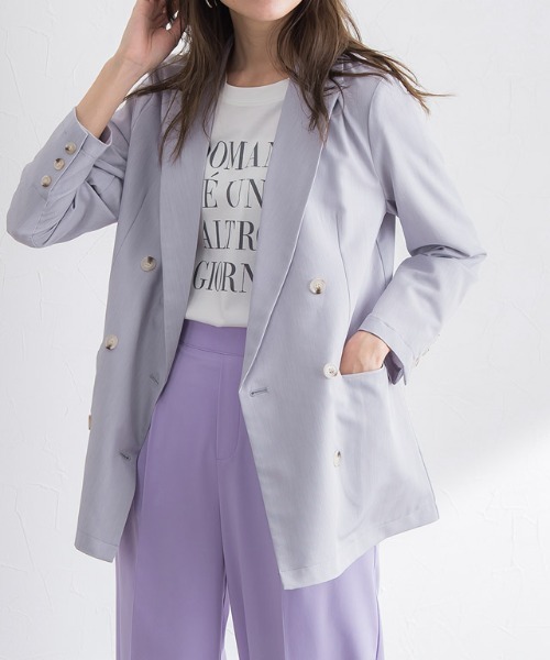 ダブルボタンジャケット