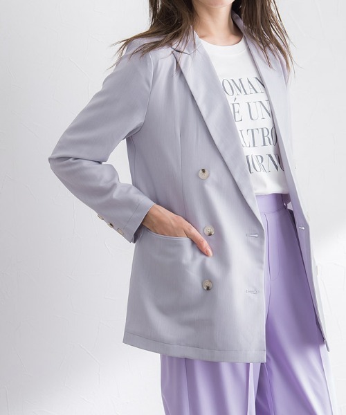 ダブルボタンジャケット