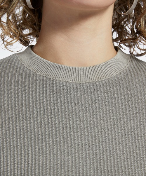 Reebok（リーボック）の「 クラシックス ナチュラルダイ ワッフル Tシャツ / Classics Natural Dye Waffle T-Shirt /（Tシャツ/カットソー・レディース・ライトグレー/スカイブルー・SMALL/MEDIUM/LARGE/X-LARGE）」の6枚目の写真