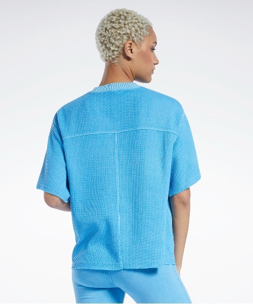 Reebok（リーボック）の「 クラシックス ナチュラルダイ ワッフル Tシャツ / Classics Natural Dye Waffle T-Shirt /（Tシャツ/カットソー・レディース・ライトグレー/スカイブルー・SMALL/MEDIUM/LARGE/X-LARGE）」の10枚目の写真
