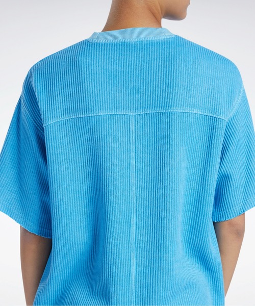 Reebok（リーボック）の「 クラシックス ナチュラルダイ ワッフル Tシャツ / Classics Natural Dye Waffle T-Shirt /（Tシャツ/カットソー・レディース・ライトグレー/スカイブルー・SMALL/MEDIUM/LARGE/X-LARGE）」の13枚目の写真