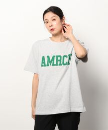 AMERICANA | [Americana/アメリカーナ] AMRCN ロゴプリントTシャツ(Tシャツ/カットソー)