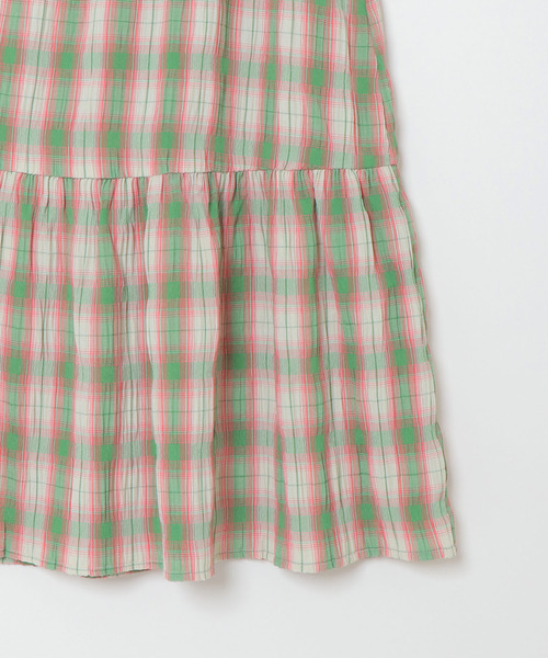 LBC（エルビーシー）の「チェック楊柳ティアードスカート（スカート・レディース・ブラック/ネイビー/グリーン・M）」の11枚目の写真