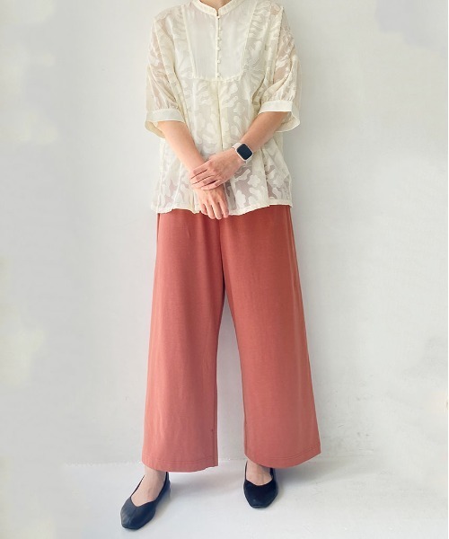 osharewalker（オシャレウォーカー）の「【廃盤】【機能素材】『2wayカットソーパンツ』（その他パンツ・レディース・ブラック/ブラウン/イエロー/グリーン/グレイッシュブルー・1/2）」の17枚目の写真