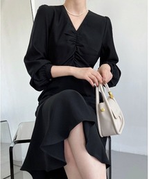 MAISON BREEZE | 【MAISON BREEZE】フレンチテイストVネックワンピースSCCH91(ワンピース)